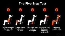learn the 5 step booster seat test